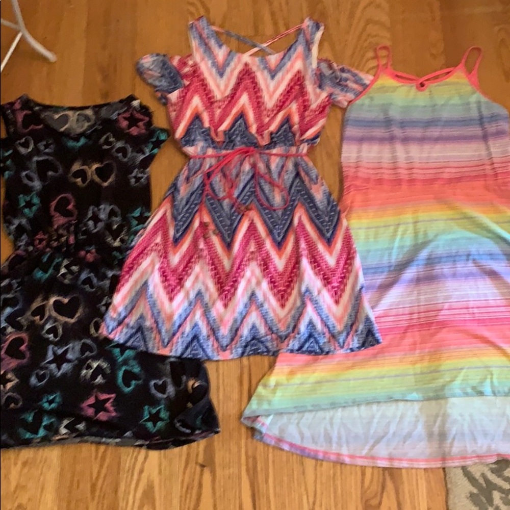 Set of 3 girls summer dresses